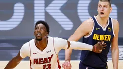 Bam Adebayo & Nikola Jokic. (Getty)