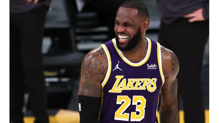 LeBron James of Los Angeles Lakers (Getty).