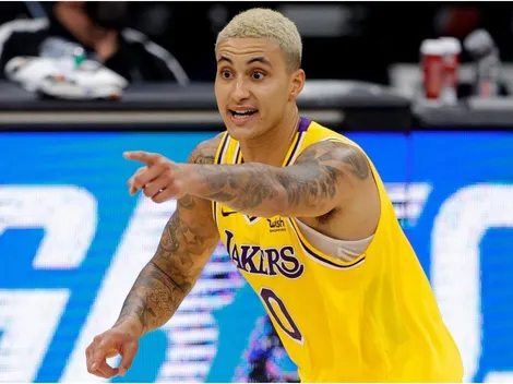 Kyle Kuzma mocks Kevin Durant on Twitter with a LeBron James meme as the Lakers beat the Nets