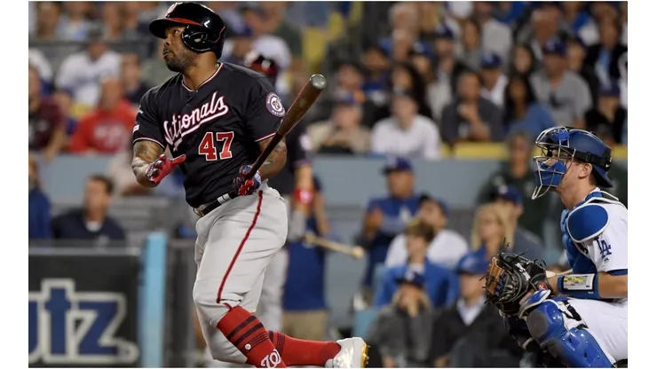 Dodgers vs. Nationals. (Getty)