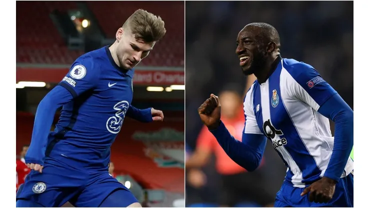 Timo Werner (left) & Moussa Marega. (Getty)