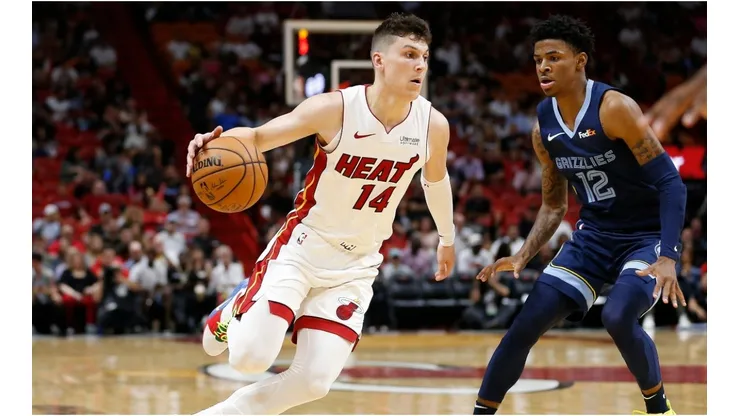 Tyler Herro & Ja Morant. (Getty)