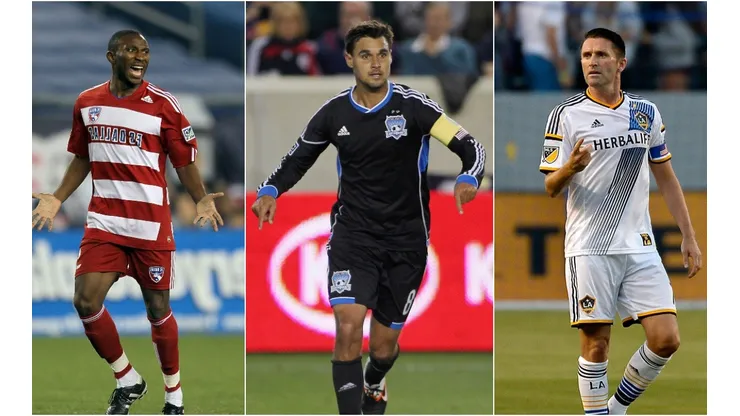 Carlos Valderrama, Richard Mulrooney, and Brad Davis (Getty)