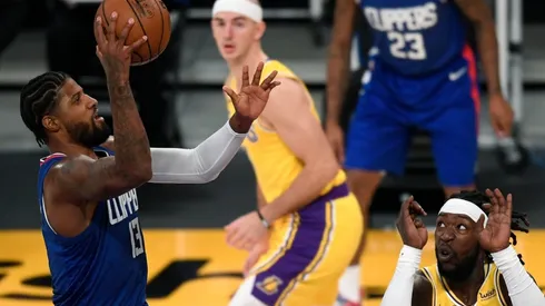 Paul George vs. the Lakers. (Getty)