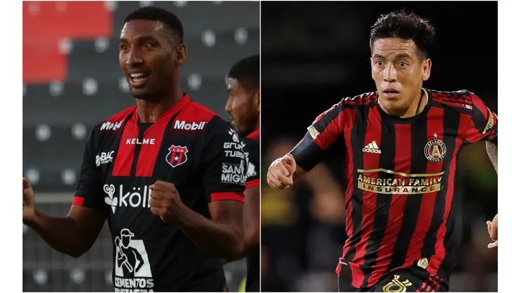 Alajuelense and Atlanta United will clash in the CONCACAF Champions League (Twitter @ldacr / Getty).