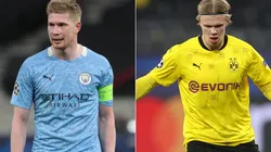 Manchester City and Borussia Dortmund face off in a thrilling Champions League clash (Getty).