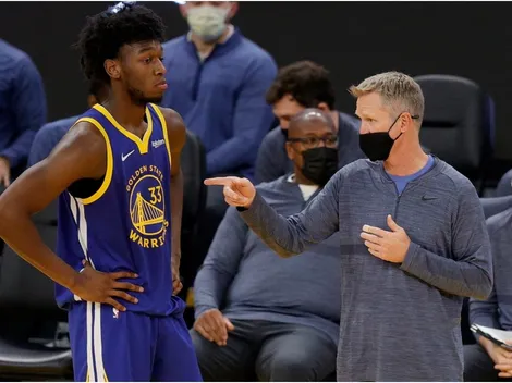 Warriors rookie James Wiseman revealed how Kevin Durant and Kyrie Irving are helping him