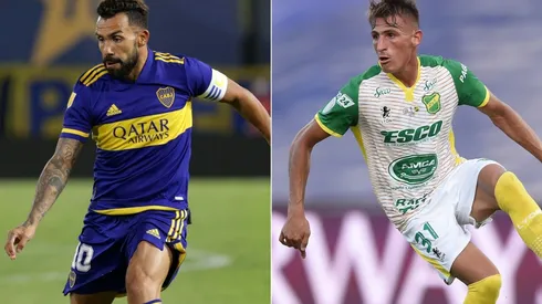 Boca Juniors and Defensa y Justicia clash at La Bombonera (Getty).