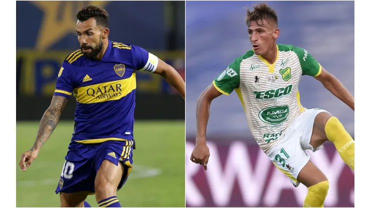 Boca Juniors and Defensa y Justicia clash at La Bombonera (Getty).