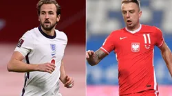 England and Poland clash in Round 3 of European Qualifiers for 2022 World Cup (Getty).
