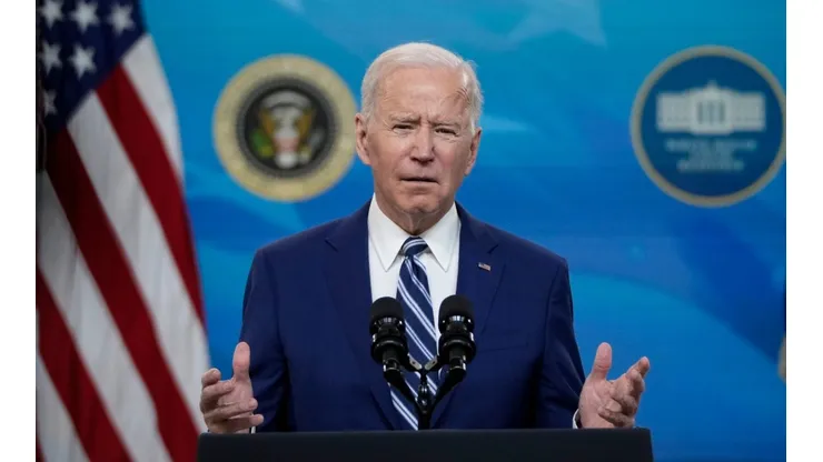 Joe Biden disagreed with Texas Rangers' decision of allowing full capacity (Getty).