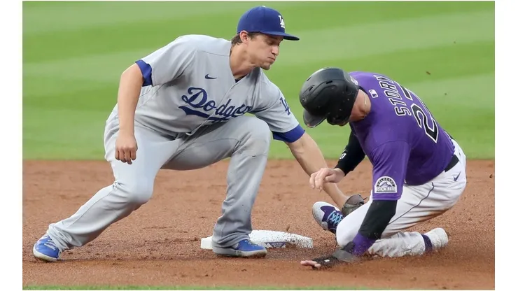 Corey Seager & Trevor Story. (Getty)