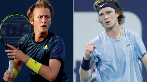 Korda and Rublev clash for a semifinal spot in the 2021 Miami Open (Getty).