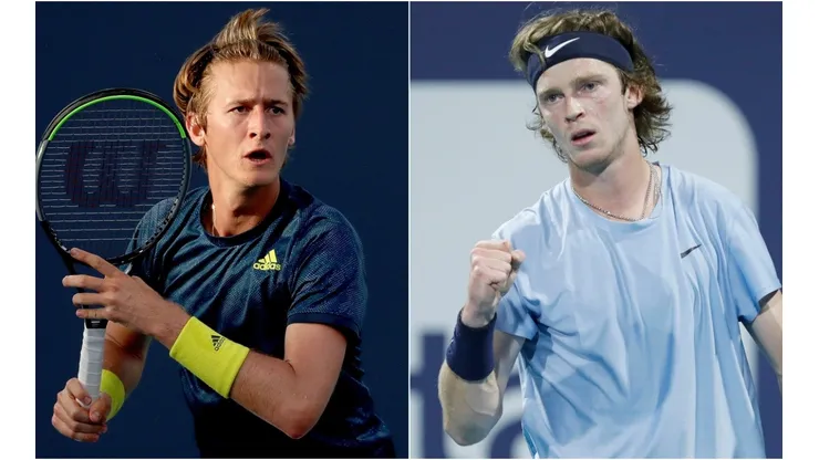 Korda and Rublev clash for a semifinal spot in the 2021 Miami Open (Getty).