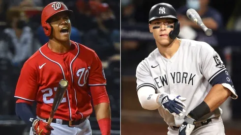 Juan Soto (left) & Aaron Judge. (Getty)