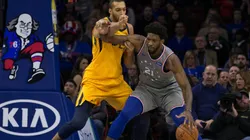 Rudy Gobert & Joel Embiid. (Getty)