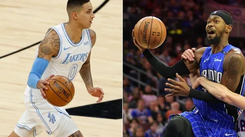 Kyle Kuzma (left) & Terrence Ross. (Getty)