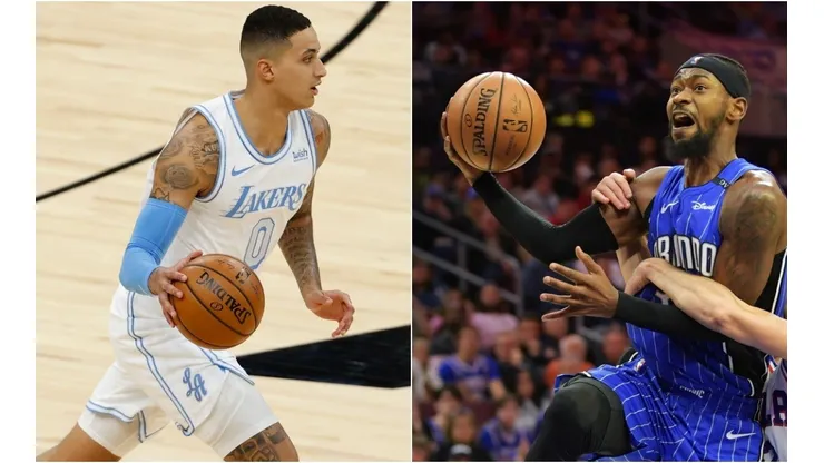 Kyle Kuzma (left) & Terrence Ross. (Getty)