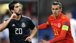 Rodolfo Pizarro (left) & Gareth Bale. (Getty)