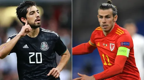Rodolfo Pizarro (left) & Gareth Bale. (Getty)