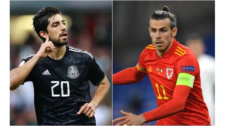 Rodolfo Pizarro (left) & Gareth Bale. (Getty)