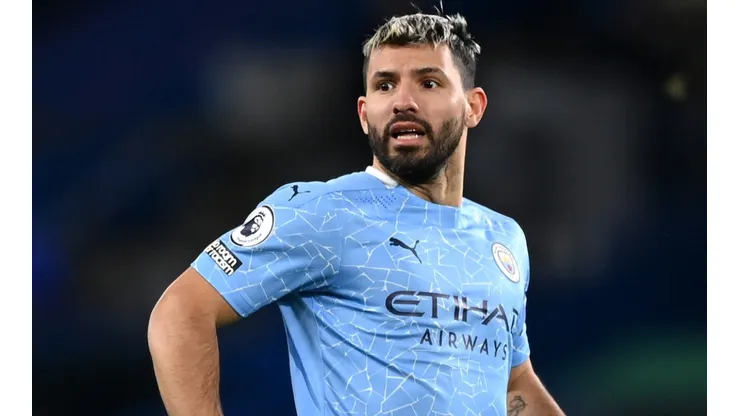 Sergio 'Kun' Aguero will leave City at the end of the current season (Getty).