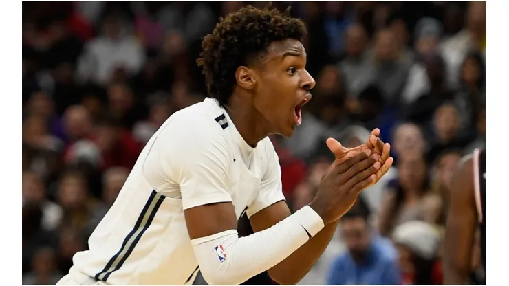 Bronny James. (Getty)