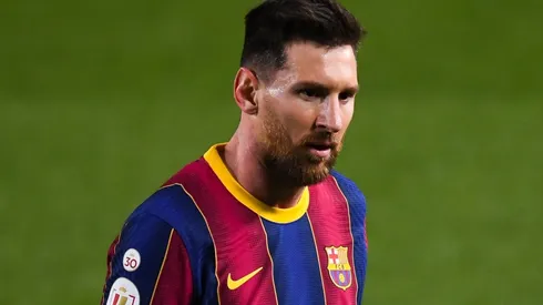 Lionel Messi's contract with Barcelona finishes at the end of the season, and the MLS could be his next destination (Getty).