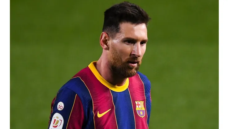 Lionel Messi's contract with Barcelona finishes at the end of the season, and the MLS could be his next destination (Getty).