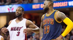 Dwyane Wade & LeBron James. (Getty)