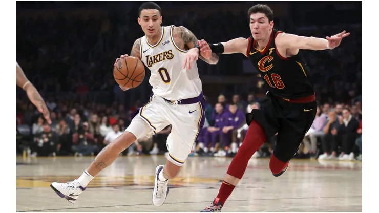 Kyle Kuzma & Cedi Osman. (Getty)