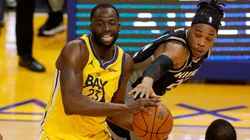 Draymond Green & Richaun Holmes. (Getty)