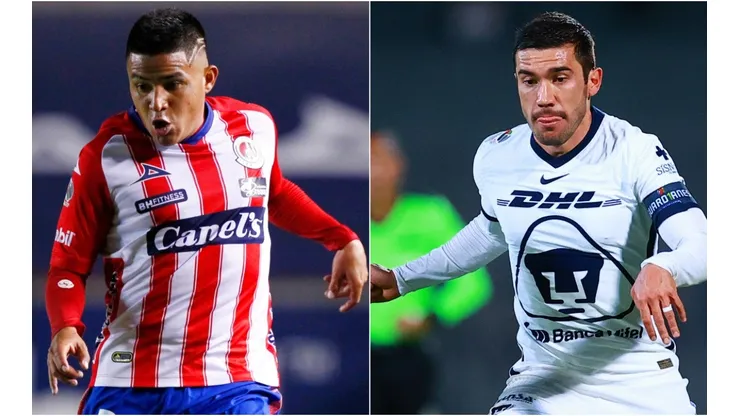 Atlético San Luis and Pumas clash with the need of a win (Getty).