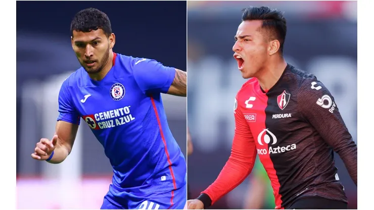 Cruz Azul and Atlas clash in an exciting Liga MX match (Getty).