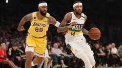 Brandon Ingram and Markieff Morris. (Getty)