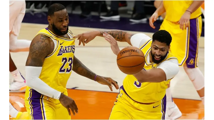LeBron James & Anthony Davis. (Getty)