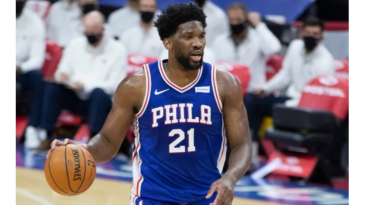 The 76ers' star Joel Embiid had to deal with many injuries in his career (Getty).