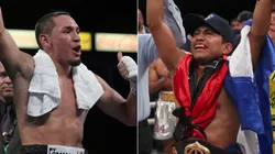 Estrada and 'Chocolatito' face each other again in a highly expected rematch (Getty).