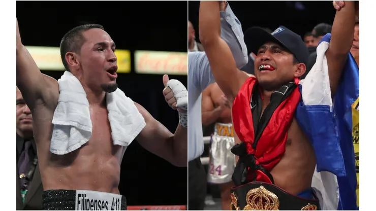 Estrada and 'Chocolatito' face each other again in a highly expected rematch (Getty).