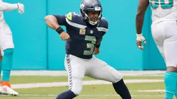 Russell Wilson vs. the Dolphins. (Getty)