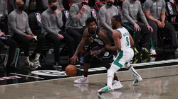 Kyrie Irving and Kemba Walker. (Getty)