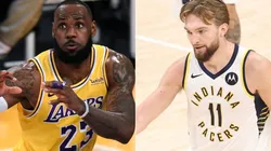 Lakers and Pacers clash at the STAPLES Center (Getty).