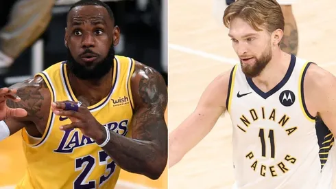 Lakers and Pacers clash at the STAPLES Center (Getty).