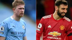 Manchester City and Manchester United clash in the Round 28 of the Premier League (Getty).