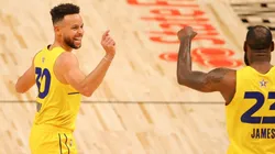 Stephen Curry & LeBron James. (Getty)