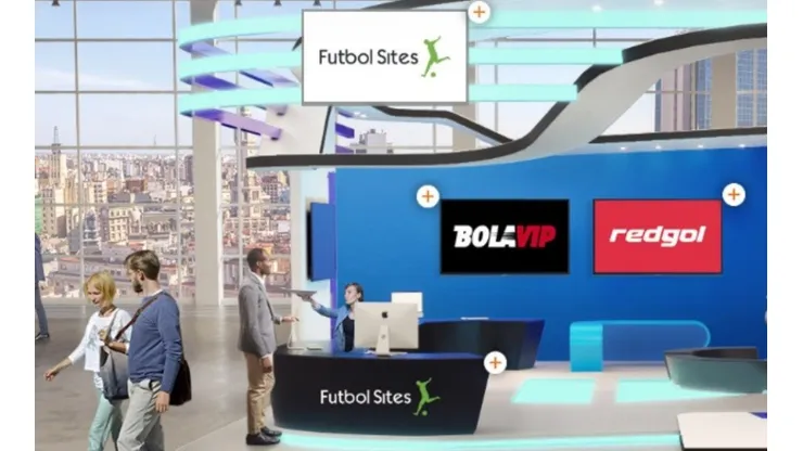 Futbol Sites booth at the SBC Digital Latinoamérica