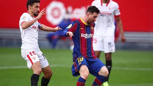 Barcelona has a two-goal deficit to turn around against Sevilla (Getty).