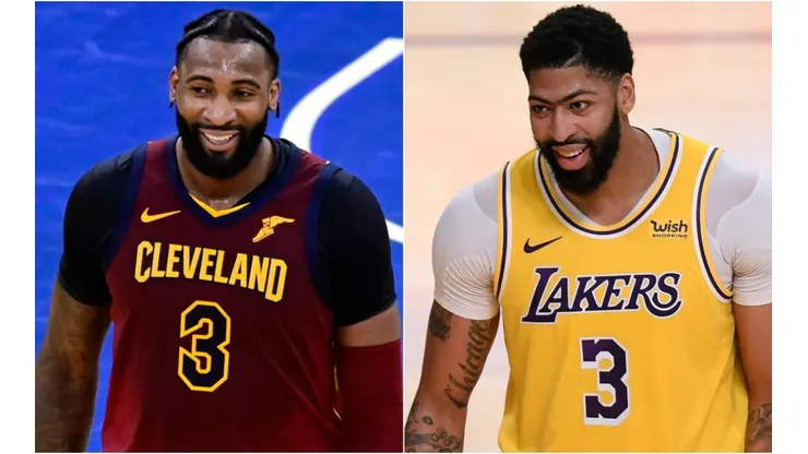 Andre Drummond (left) & Anthony Davis. (Getty)