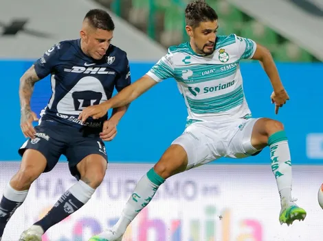 Pumas host Santos Laguna at the Stadio Olimpico Universitario