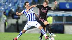 Tony Kroos & Mikel Oyarzabal. (Getty)